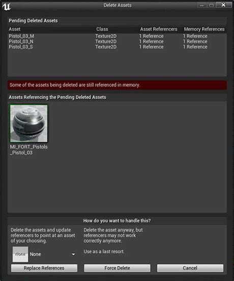 Delete Unreal Project 的图像结果