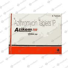 AZIKEM 250MG TABLET 6'S : View Price, Combination and Alternatives ...