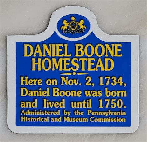 Exhibit # BC-C1 Daniel Boone Homestead Magnet – The Boone Project