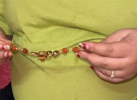 Gold Plated Om Rudraksha Bracelet For Men – Japam