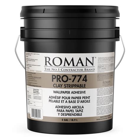 Snapklik.com : Roman PRO-774 Strippable Clay Wallpaper Adhesive ...