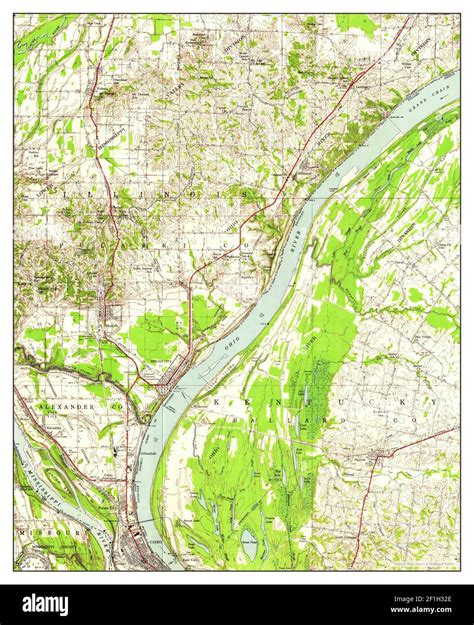 Cairo, Illinois, map 1953, 1:62500, United States of America by ...