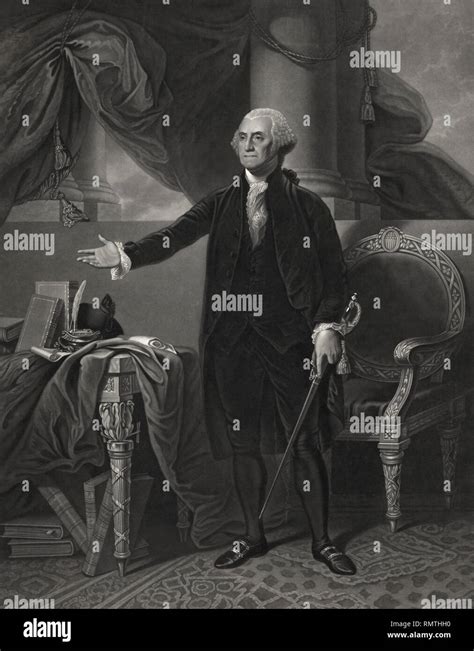 President george washington standing hi-res stock photography and ...