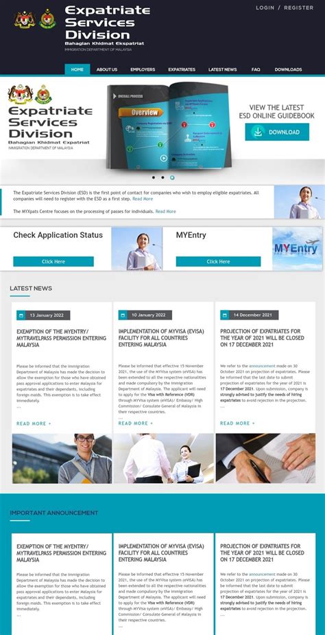 Imigresen Malaysia on Twitter: "The Expatriate Services Division (ESD ...