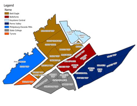 Bald Eagle Area School District Map at Shirley Pearson blog