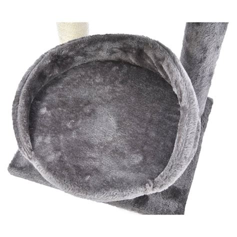 Buy 3-Level Plush Scratch and Lounge Cat Tree Habitat, Gray Online at ...