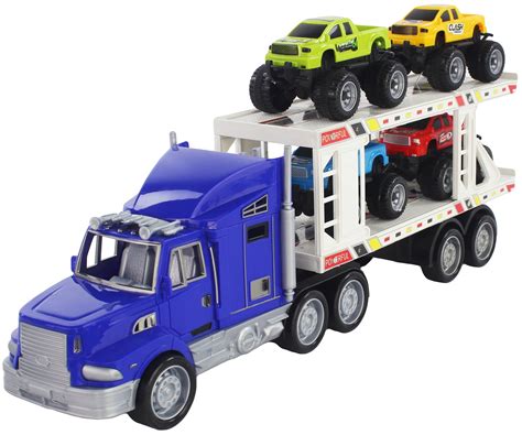 Blue Tractor And Trailer Toy at Leon Hendricks blog