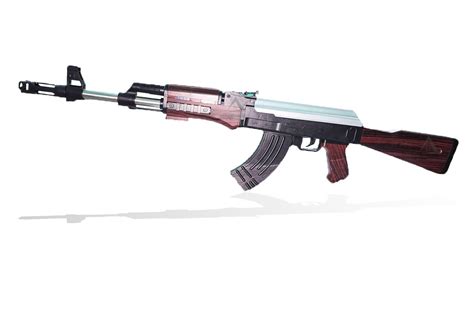 NOH® Big AK47 Rifle Toy Gun with Laser Light with Bullets, 24-inch Long ...