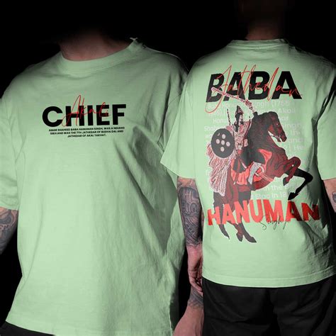 Buy Jathedar Baba Hanuman Singh Ji Oversized T Shirt Online For Men ...