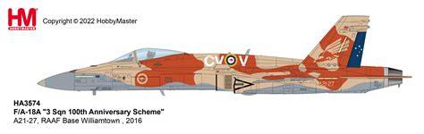 F/A-18A "3 Sqn 100th Anniversary Scheme" A21-27, RAAF Base Williamtown ...