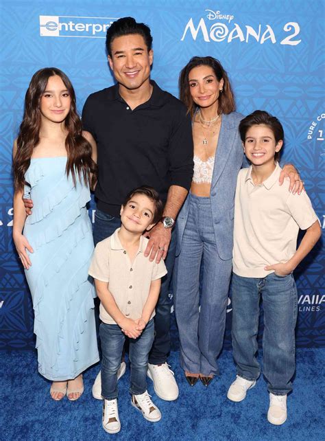 Mario Lopez Poses with All 3 Kids at 'Moana 2' Premiere