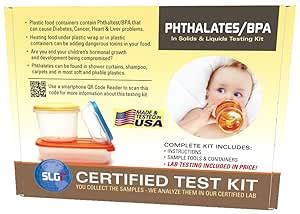 Phthalates and BPA Test Kit 1 PK (5 Bus. Days) Schneider Labs : Amazon ...