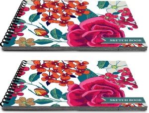 LITTLE JAIPUR Designer Sketch Book / Drawing Book Wiro Bound 9 x 12 ...
