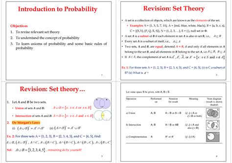 L2 Intro to probability - Introduction to Probability Objectives 1. To ...