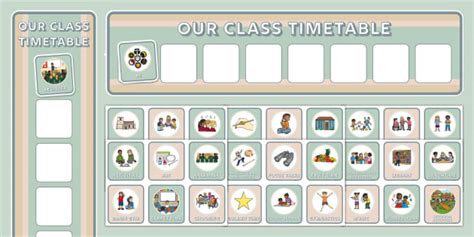 EYFS 3D Effect Themed Reception Visual Timetable - Twinkl