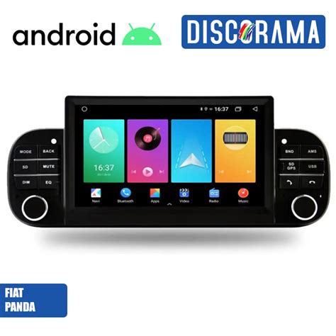 7" Auto radio CarPlay Per Fiat Panda easy 2017 2G 64G WIFI Android 13 WIFI Navi