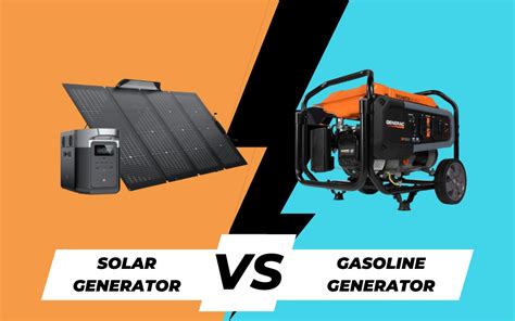 Image result for Solar Generator vs Fuel Generator