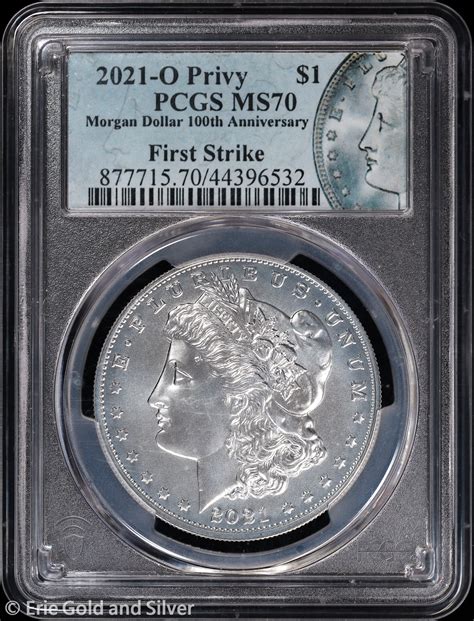 Erie Gold And Silver | 2021-O Privy $1 Morgan Silver Dollar 100th ...