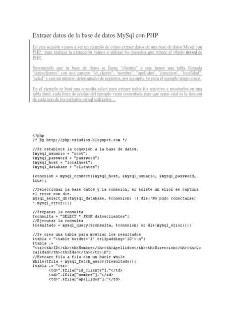Image result for Listar Datos Con PHP Y MySQL