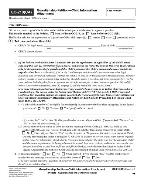 FREE 17+ Guardianship Forms that Protect Your Child in PDF | Ms Word