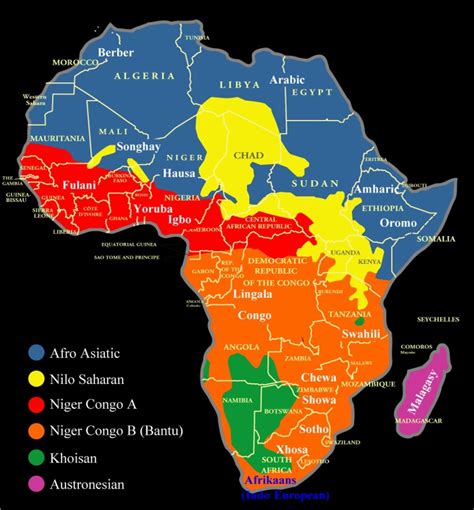 el mapa físico de áfrica - Brainly.lat
