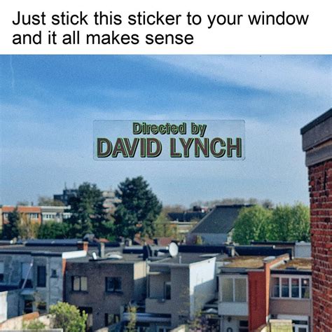 DIRECTED by DAVID LYNCH Stickers 5-pack Twin Peaks Postcard - Etsy