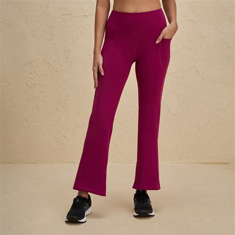 Luxe Flare Leggings in Cloud Soft & Squat Proof Fabric with Anti Slip ...