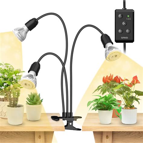 Amazon.com: SANSI Grow Light with Stand, Full Spectrum 250W Equiv. LED ...
