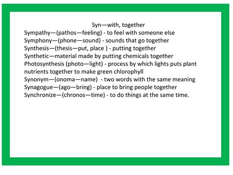 Grammar and composition words 1 10 | PPT