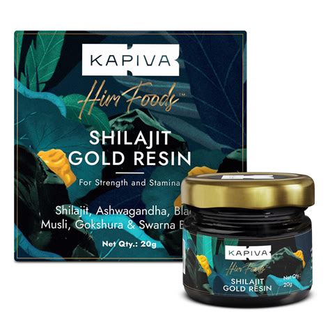 Kapiva Shilajit Gold Resin | Contains 24 Carat Gold | 100% Ayurvedic ...