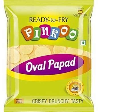 Ready To Fry Pani Puri - Oval Papad Ready To Fry Pani Puri Manufacturer ...