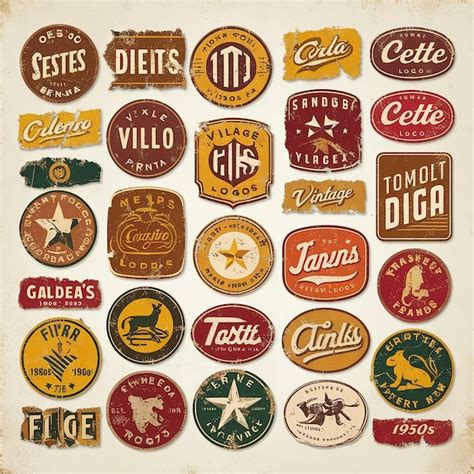 Retro Logo Design 的图像结果