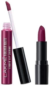 Buy LAKMÉ Forever Matte Liquid Lip Colour, Wine Glow, 5.6ml & LAKMÉ ...