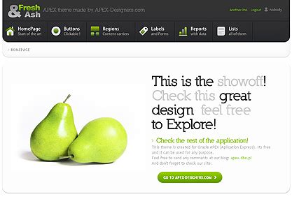 Image result for Oracle Apex Design Examples