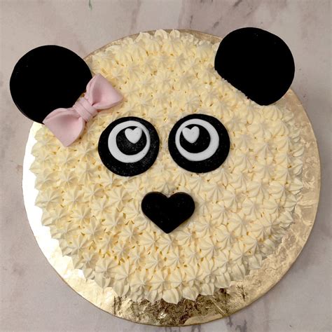 Panda Face Cake | Panda Theme Cake | Order Custom Cakes in Bangalore ...