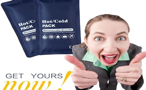 BAREPEPE® Reusable Hot & Cold Ice Pack for Pain Relief Soft and ...