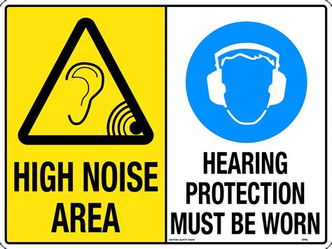 Image result for Hearing Protection Safety Signs