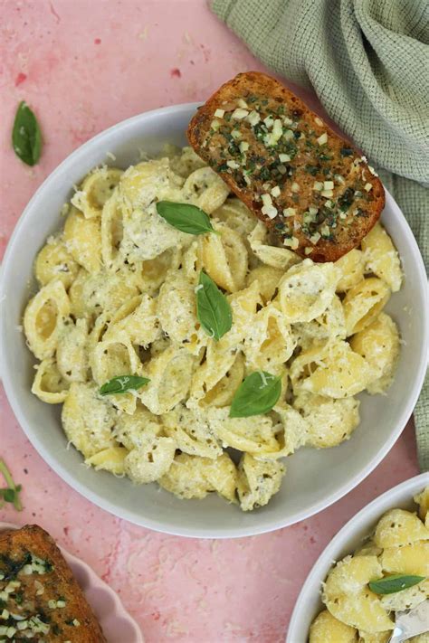 Pesto and Ricotta Pasta Recipe (Gluten Free, 15 Minute Meal)