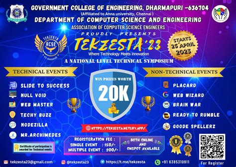 Computer Science Engineering | Government College of Engineering Dharmapuri