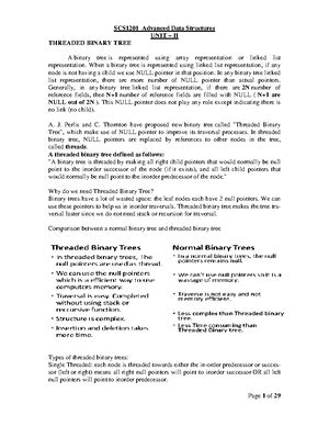 Module-4 - data structuer - MODULE 4: TREES DEFINITION A tree is a ...