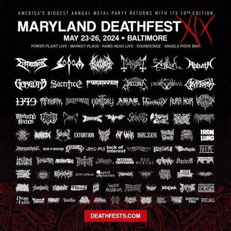 Maryland Deathfest XIX - Baltimore Soundstage