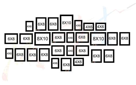 Delighted Set of 28 Individual Black Wall Photo Frame — ART STREET