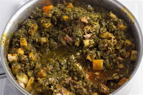 Congolese Cassava Leaf Soup – Pondu · eat well abi