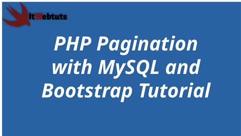 Image result for Bootstrap Table PHP MySQL Pagination