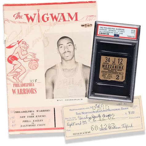 Wilt Chamberlain 100 Point Game Newspaper