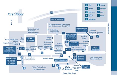 Holy Cross Hospital Maryland Map (2024) - All Maps