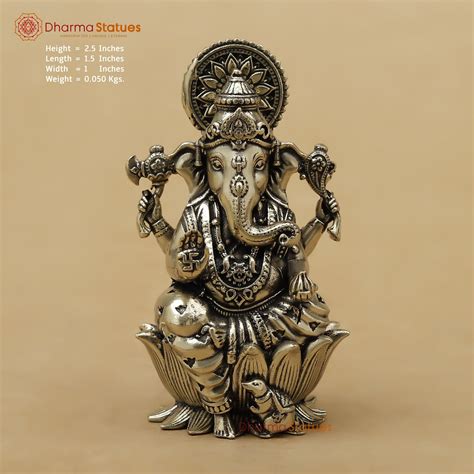 Brass Ganesh Fine, 2.5" – Dharma Statues