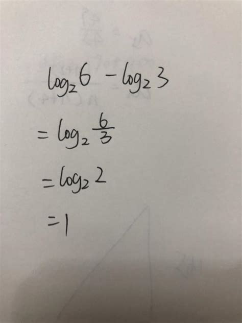 log以2为底2的对数