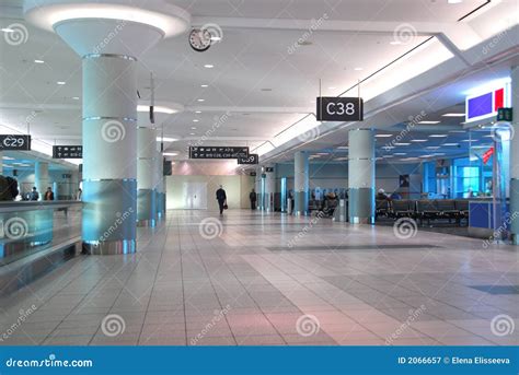 Airport interior stock image. Image of gray, sidewalk - 2066657