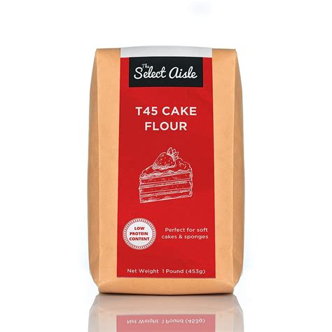 The Select Aisle T45 Cake Flour - 1 Pound (453g) [Speciality Baking ...